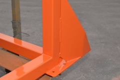 Powder-Coat-Frame-finished-safety-orange-corner